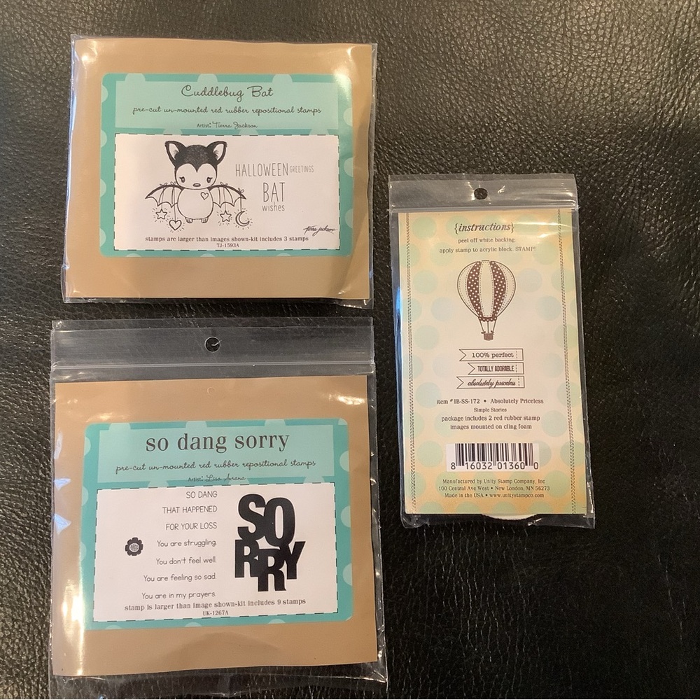 Lot of Unity Stamp Company stamps--NIP